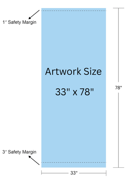 Retractable Banner 33" x 78"